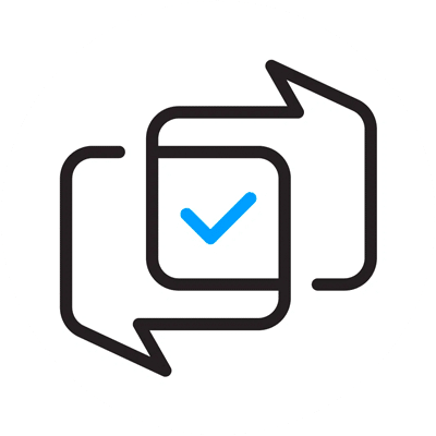profit maximization icon, featuring a dollar sign inside of a square, and an arrow pointing upward at the top-right corner